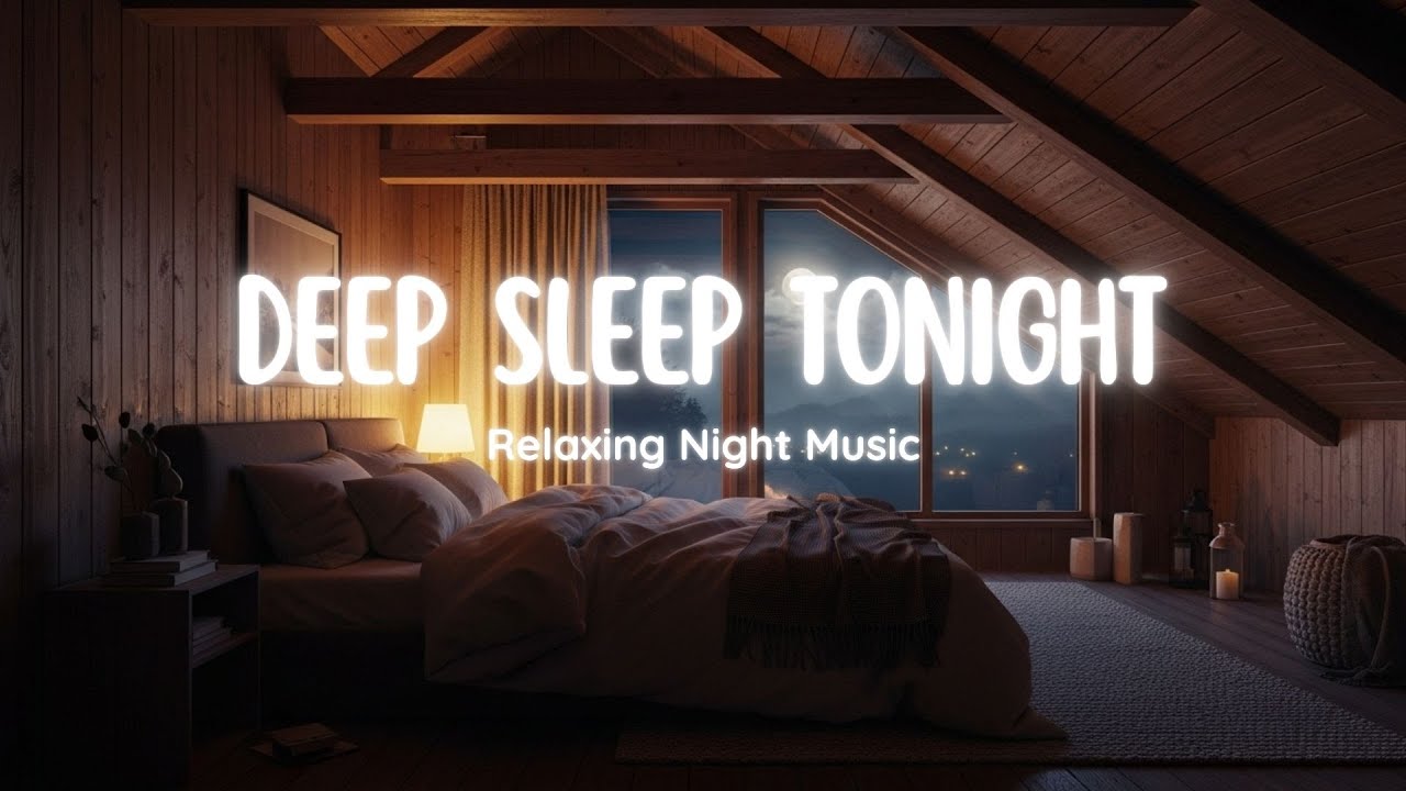 Deep Sleep Music 🌙 Cozy Night Room Ambience | Relaxing Music to Fall Asleep Fast