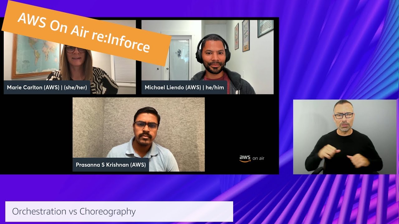AWS On Air ft. Orchestration vs Choreography
