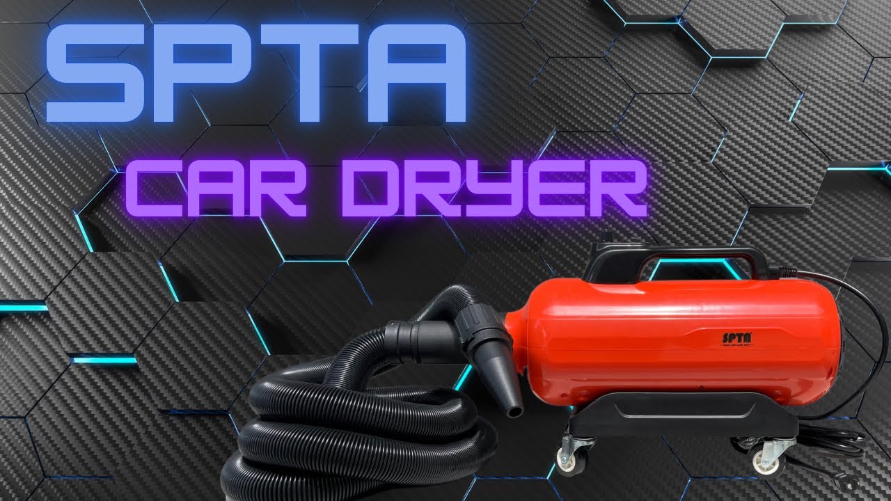 SPTA car dryer first look and review.