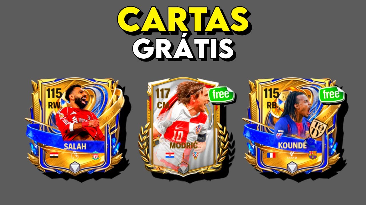 Prepare seu time para essas Cartas Grátis no Fc Mobile!