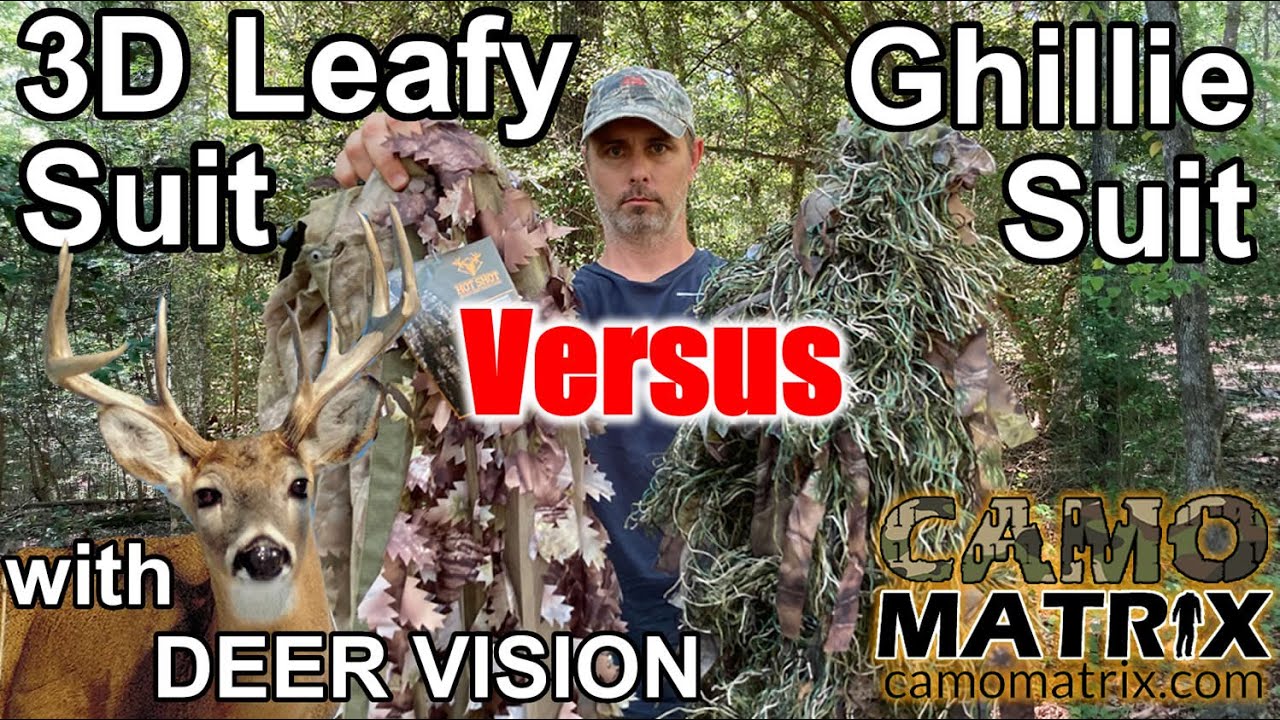Camo Matrix Podcast / Vlog #4 - Ghillie Vs 3D Leafy - Real background, Real Camo - Hot Shot Gear