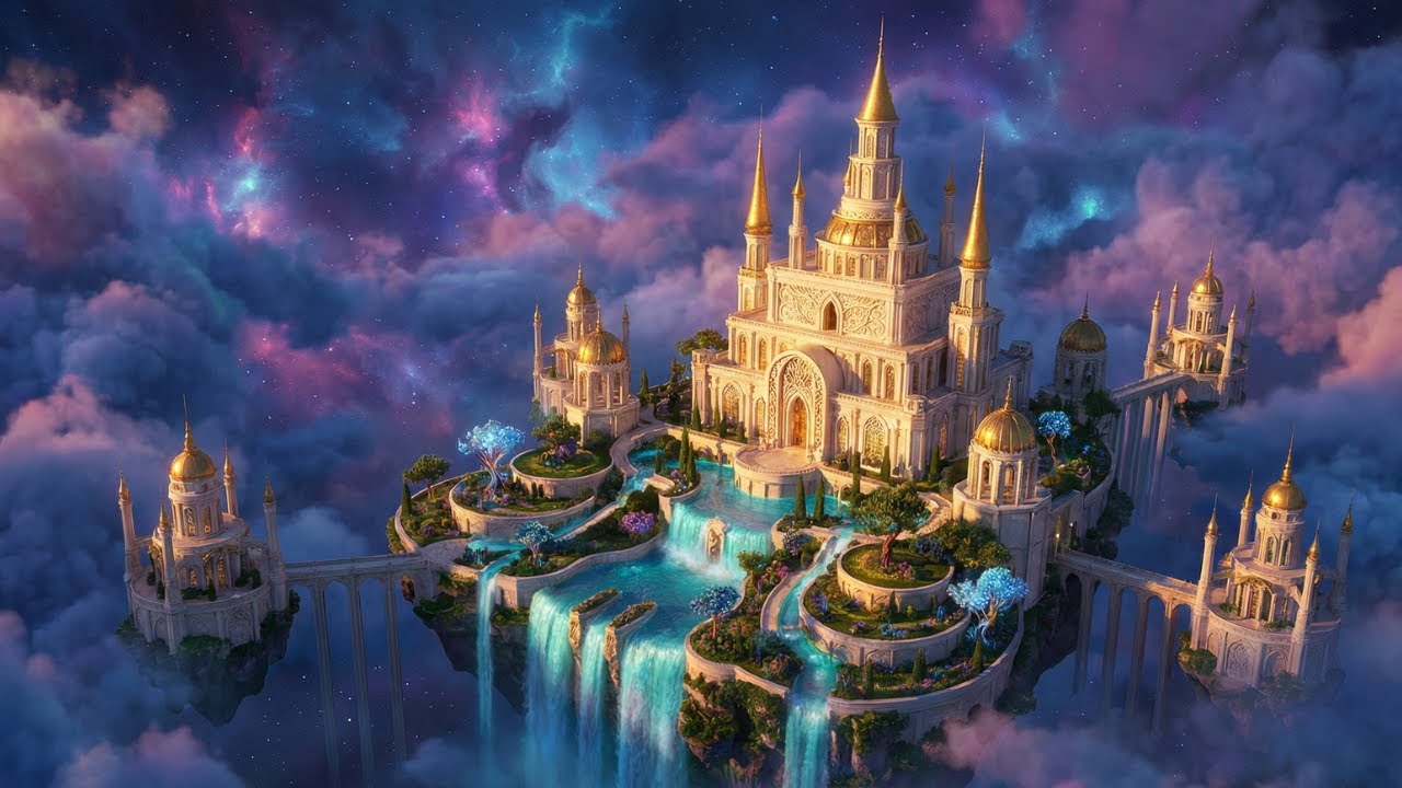 Step Into Enchanted Palace Realms: Multi-Level Gardens of Wonder | 4K Serenity