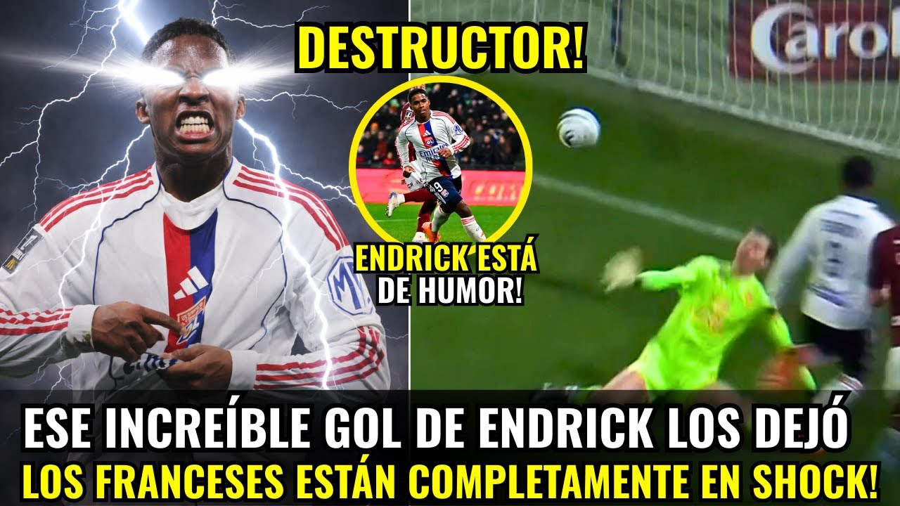 🚨¡MIRA LA REACCIÓN DE LOS AFICIONADOS FRANCESES ANTE EL ABSURDO GOL DE ENDRICK!!