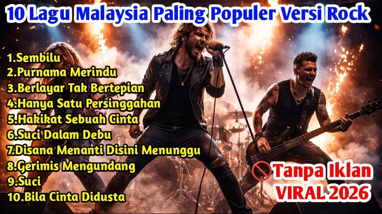 Lagu Malaysia Paling Populer Versi Rock  Nostalgia Terbaik Tanpa Iklan 🔥 Paling Enak Didengar 3