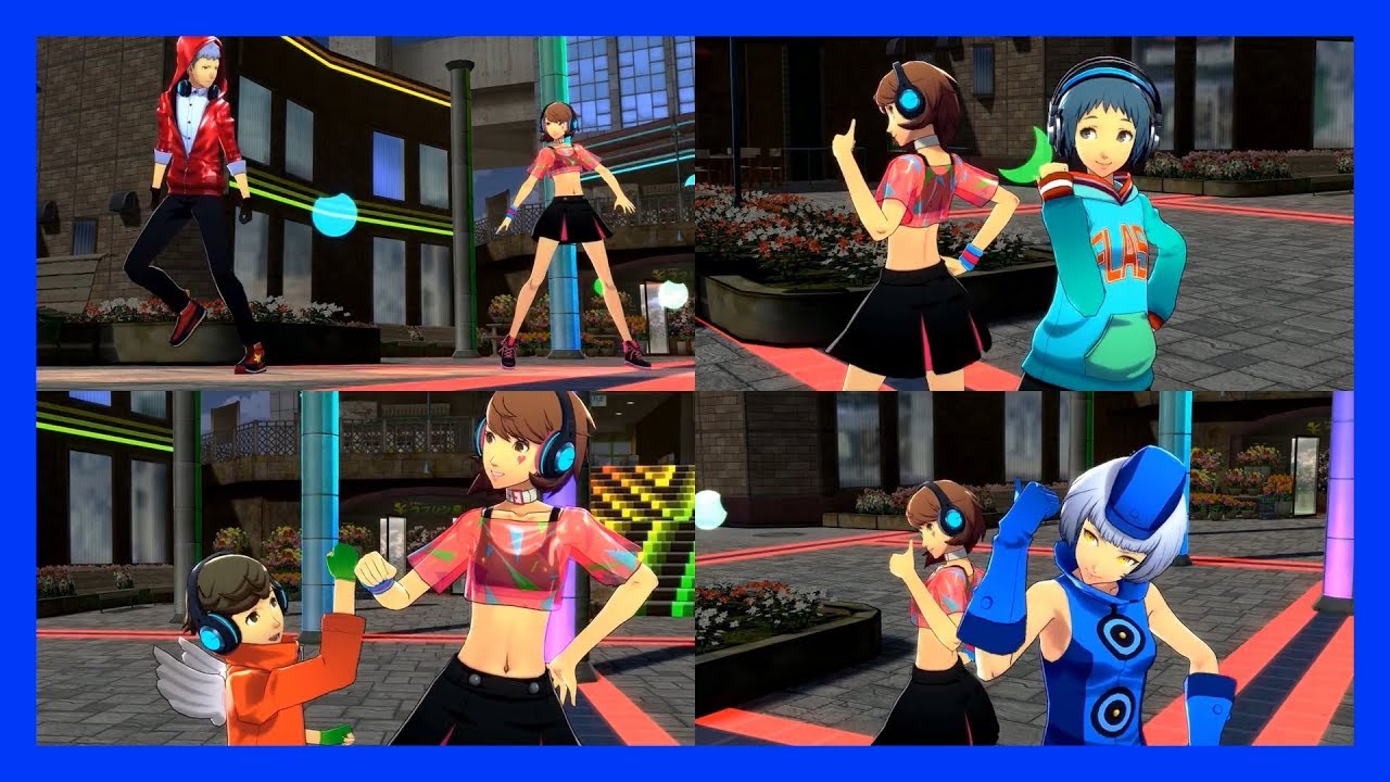 Persona 3: Dancing Moon Night (JP) - Want To Be Close (ATOLS Remix) [Video w/ All Partners]