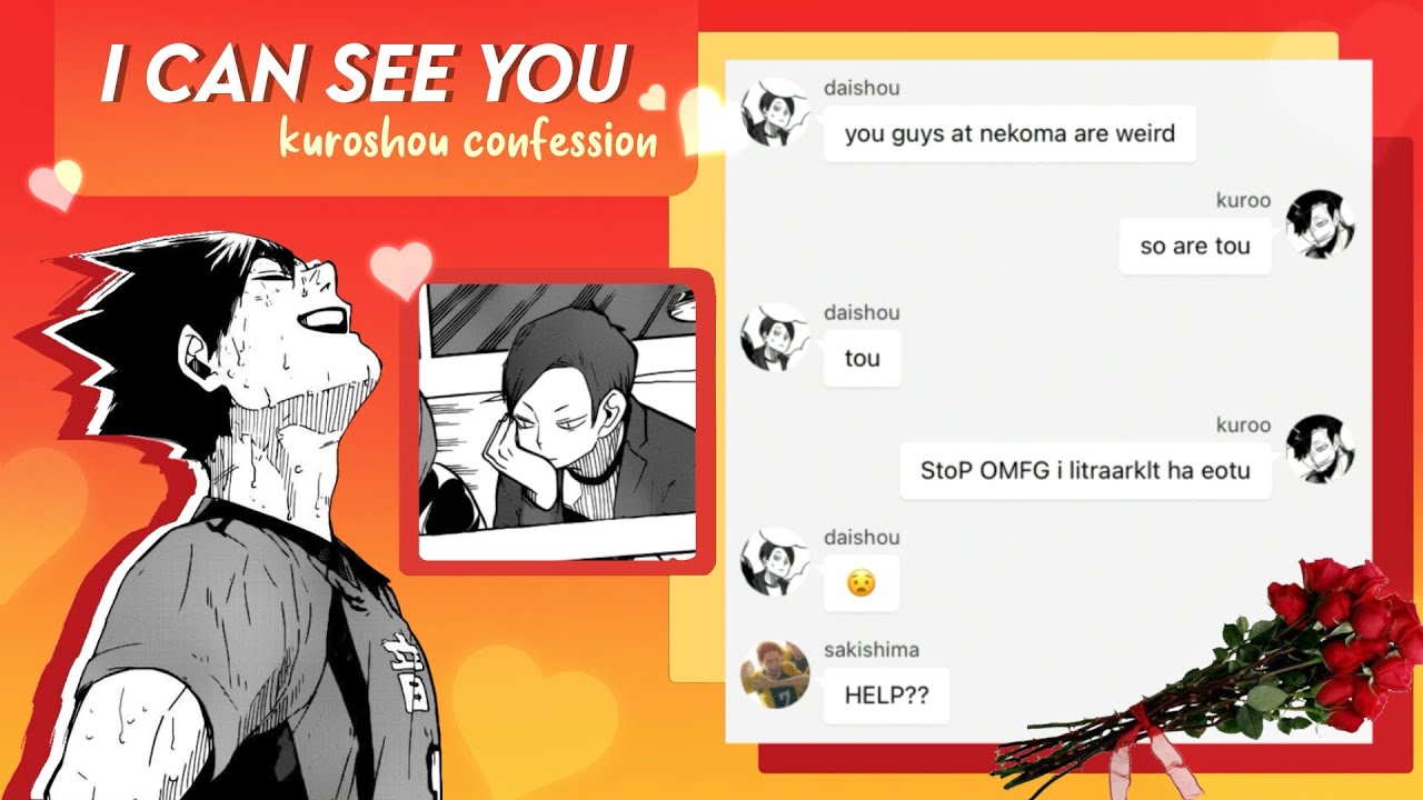 Kuroshou Lyric Confession || I Can See You - Taylor Swift || haikyuu texts