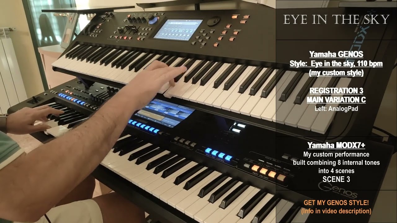 Eye in the sky, Alan Parsons Project - Yamaha Genos & MODX7+