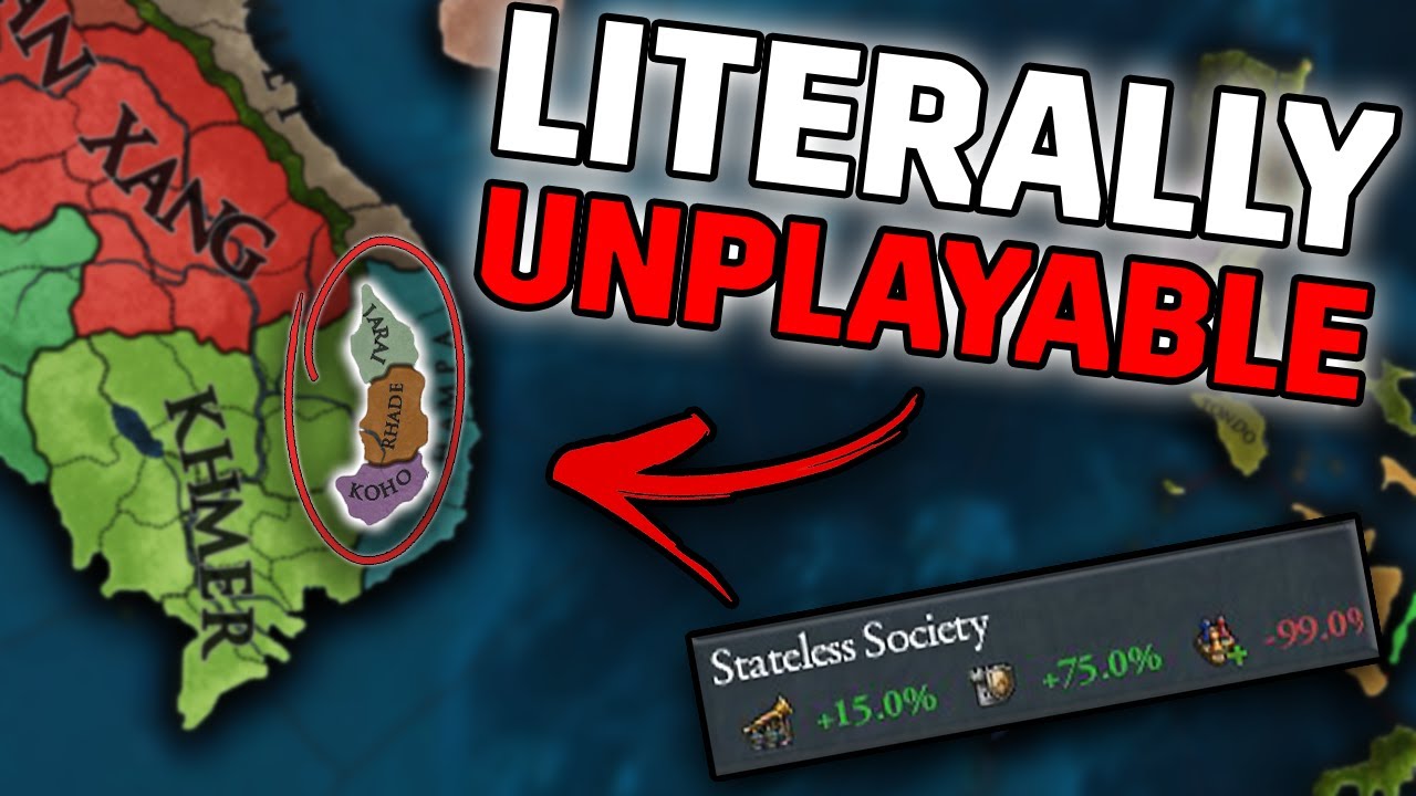 Playing as an ANARCHIST STATE so you don't have to.
