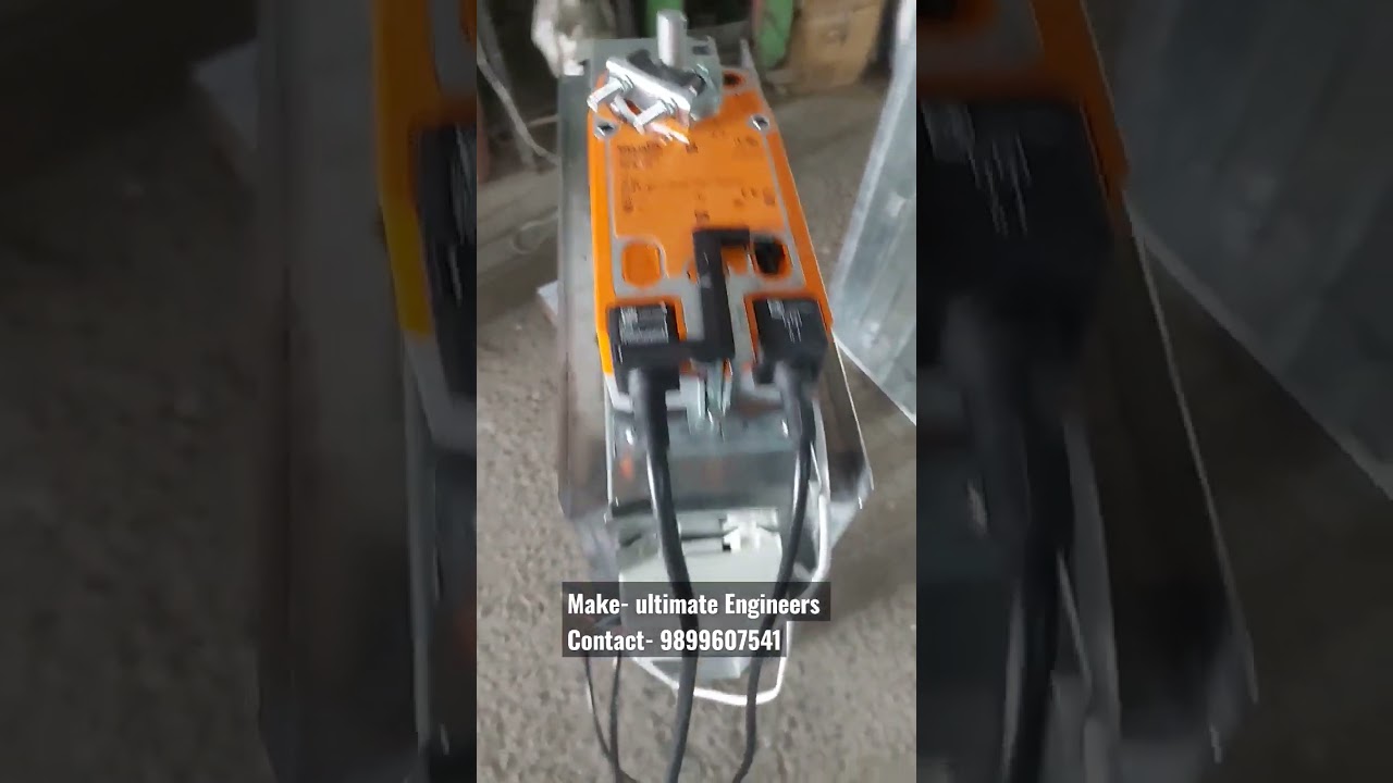 Motorised fire damper