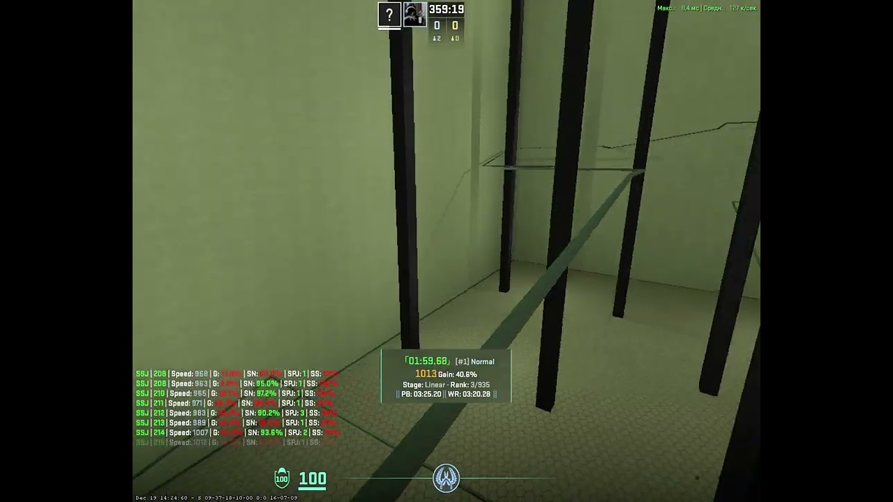 bhop_25 3:08.60 by Xandor (CS2)