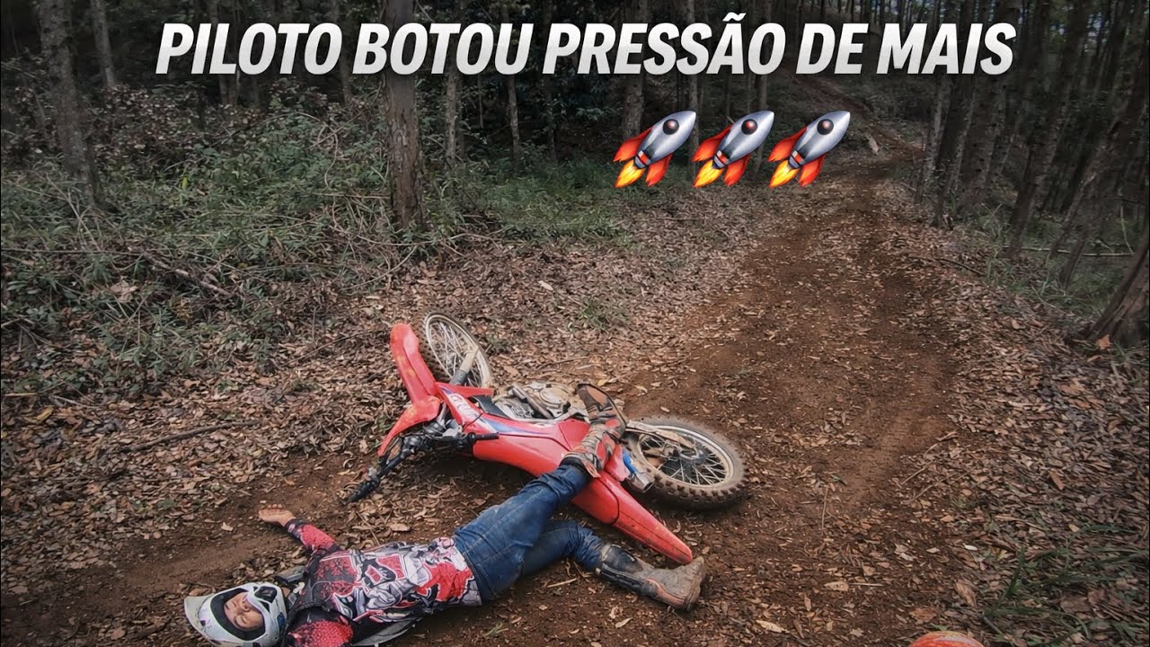 Piloto ficou agressivo na curva trilhão da COLINA (final) 