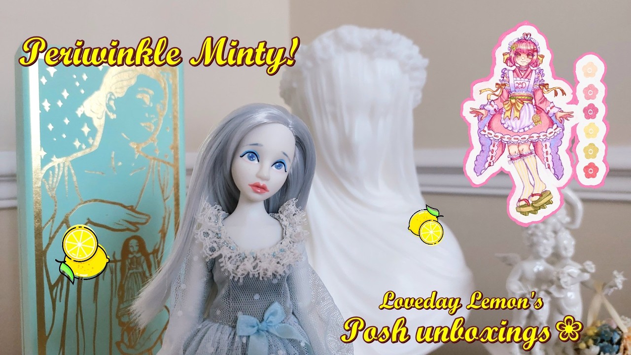 Распаковка куклы Periwinkle Minty и её изысканного кружевного платья от Chu Things 🩵 Моя третья к...