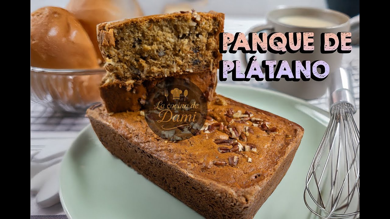 Panque de banano usando batidora.  Delicioso. Porfis no pases sin suscribirte.