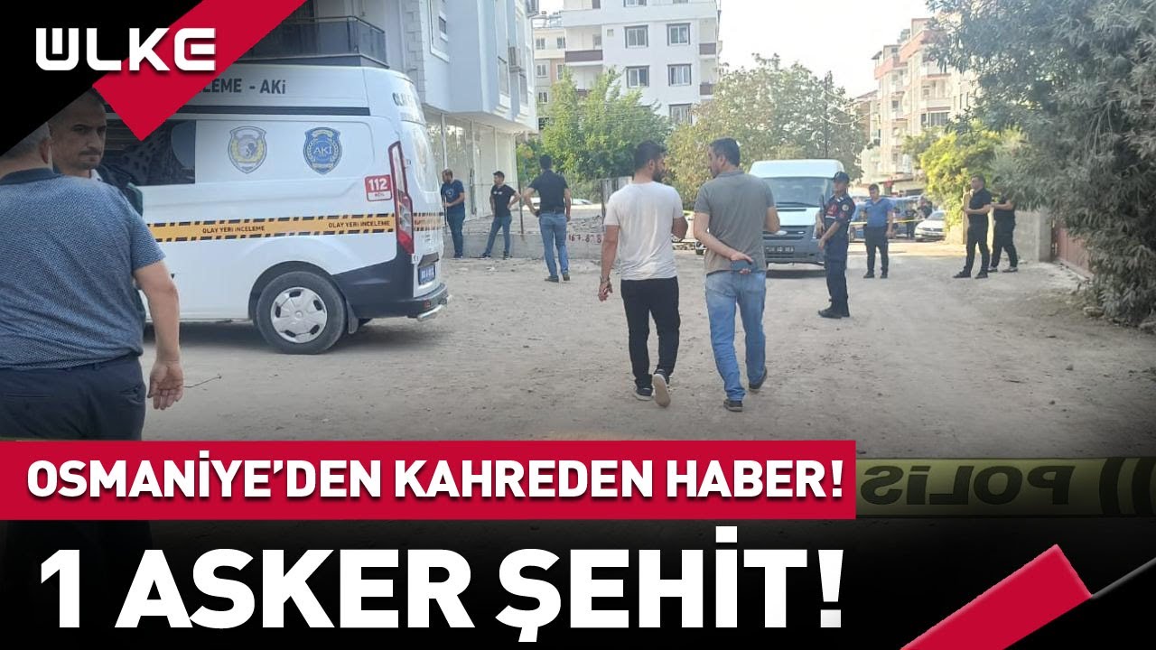 Uyuşturucu Operasyonu Yapılan Osmaniye'den Acı Haber!