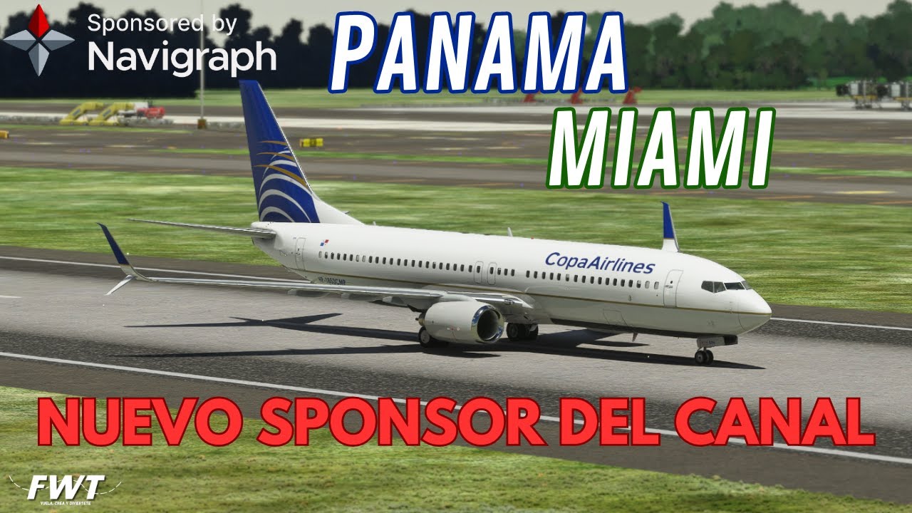 Boeing B737-800 Copa Airlines / Panama - Miami // Msfs 2020 @Navigraphteam