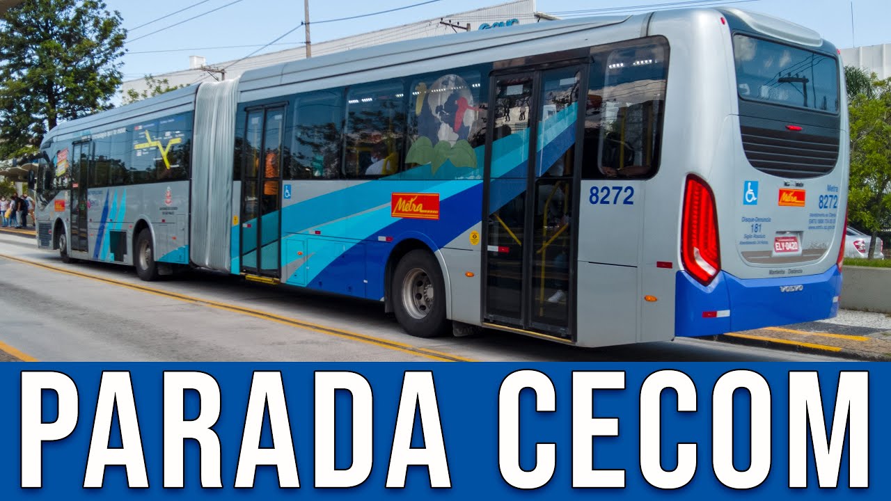 Parada Cecom (Avenida Piraporinha) - Movimentação de Ônibus #640