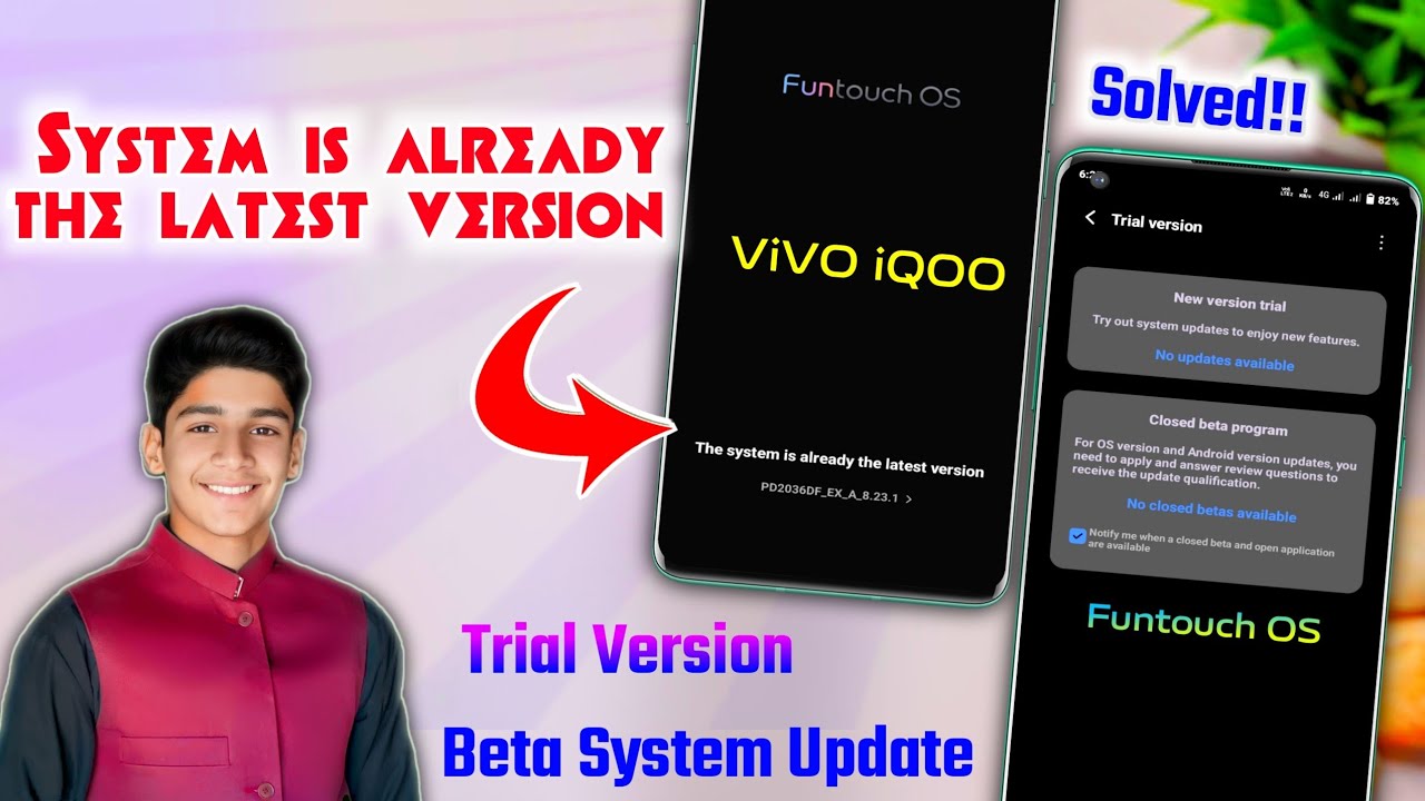 System is already Latest version Problem solve 🔥 | trail version vivo | how to system update vivo