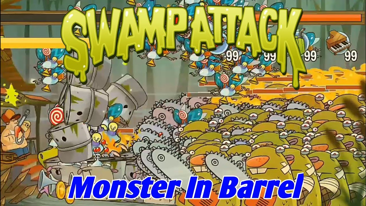SWAMP ATTACK MONSTER IN BARREL