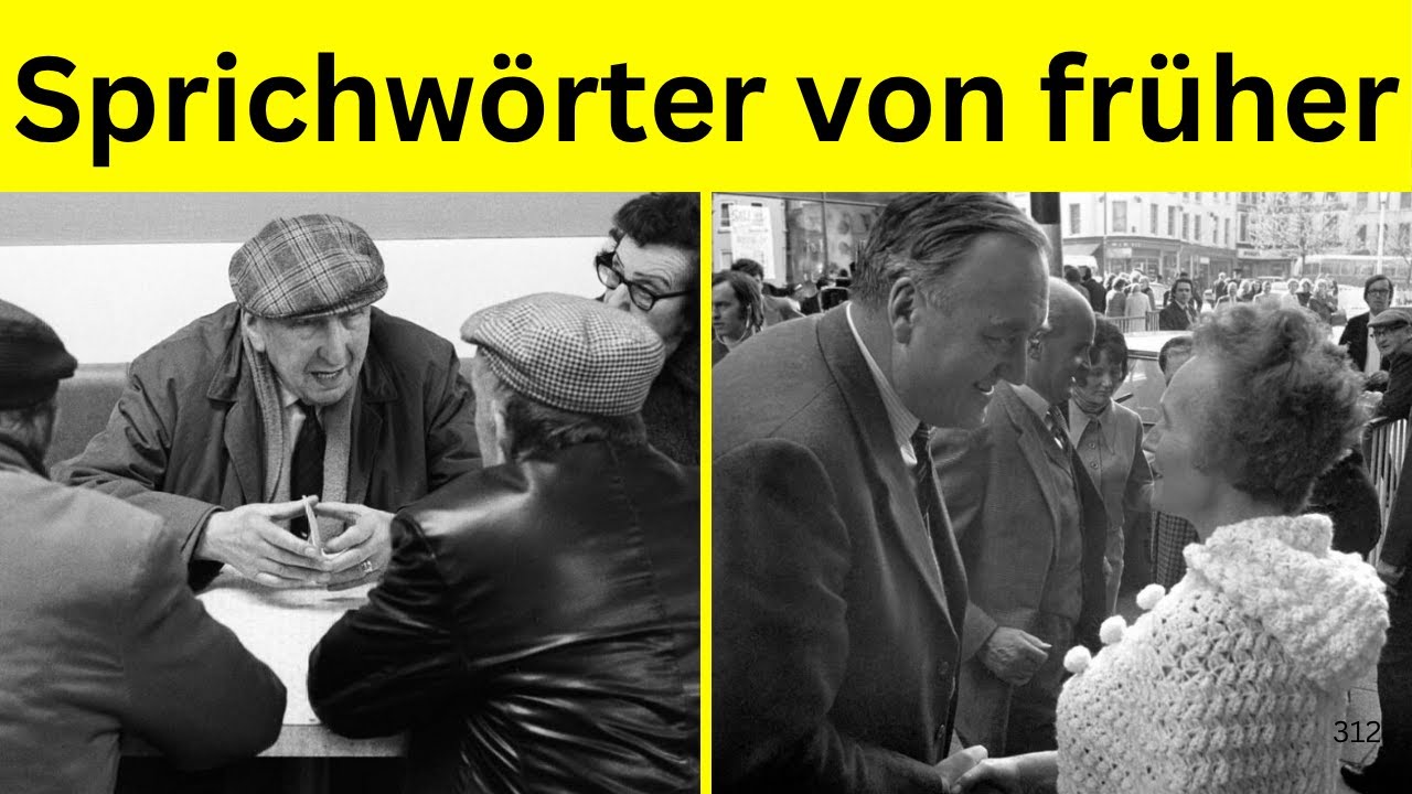 15 Deutsche Sprichw&ouml;rter, die die heutige Jugend nicht mehr versteht