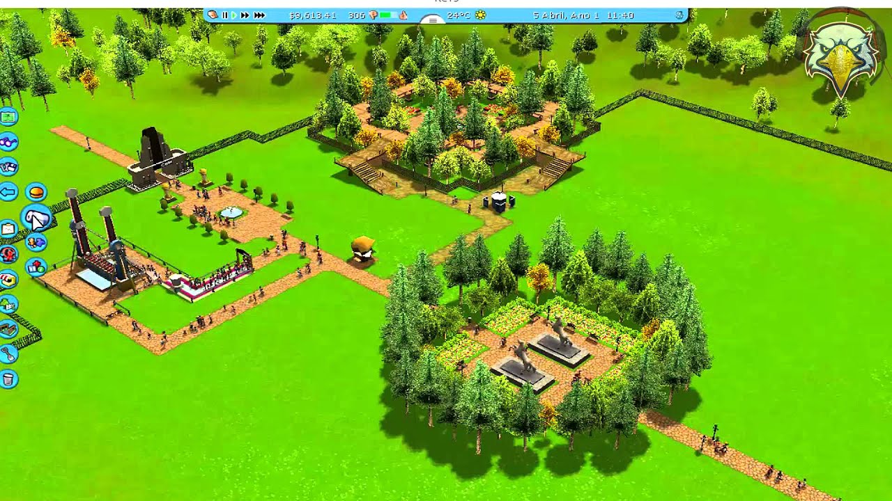 GUIA COMPLETO DETALHADO Roller Coaster Tycoon 3 - RCT3 - Full HD