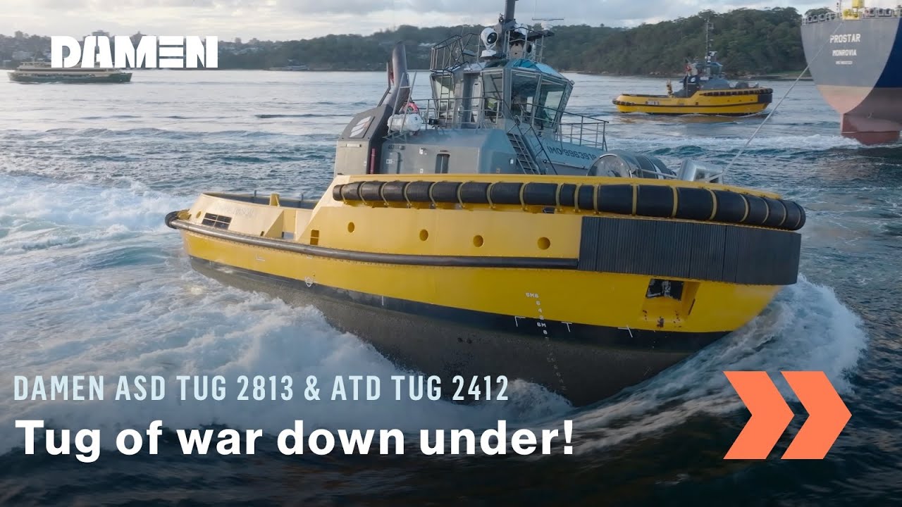 Iconic tugs in an iconic setting | Damen