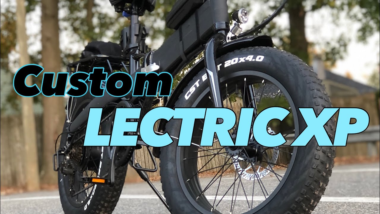 My Accessories on the LECTRIC XP e-bike review