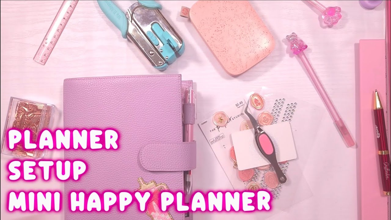 Planner Setup| Mini Happy Planner | Canva Layout