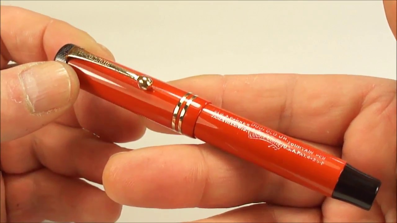 PARKER DUOFOLD JR LUCKY CURVE FOUNTAIN PEN