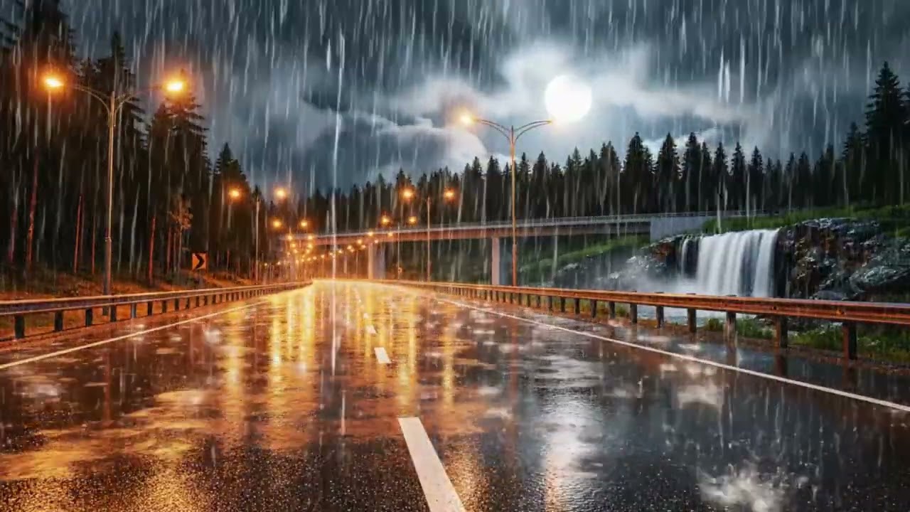 Rain Sounds to Relieve Anxiety at Night | Relaxing Atmosphere for a Peaceful Sleep