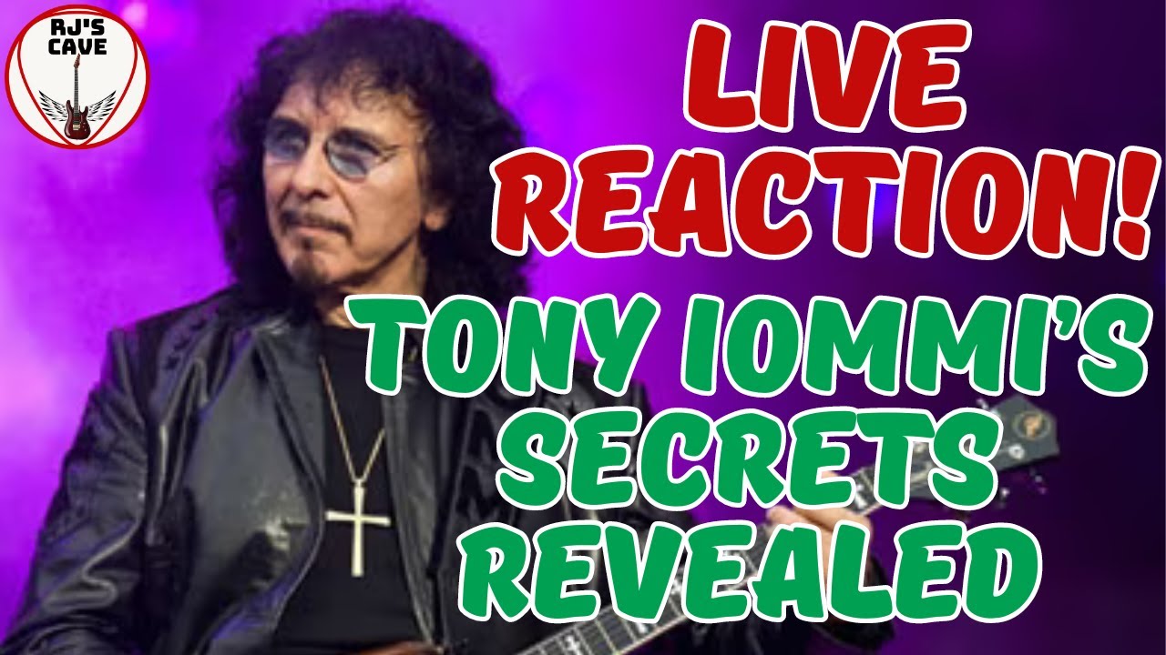 TONY IOMMI TECH SECRETS REVEALED! RJ'S CAVE LIVE SHOW REACTION! 