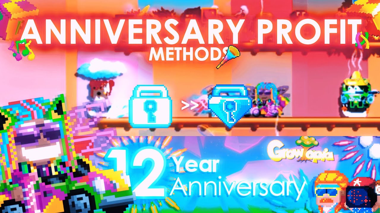 HUGE PROFIT DURING ANNIVERSARY EVENT ( 2 BGLS + 🤑) | GrowTopia Anniversary 2025