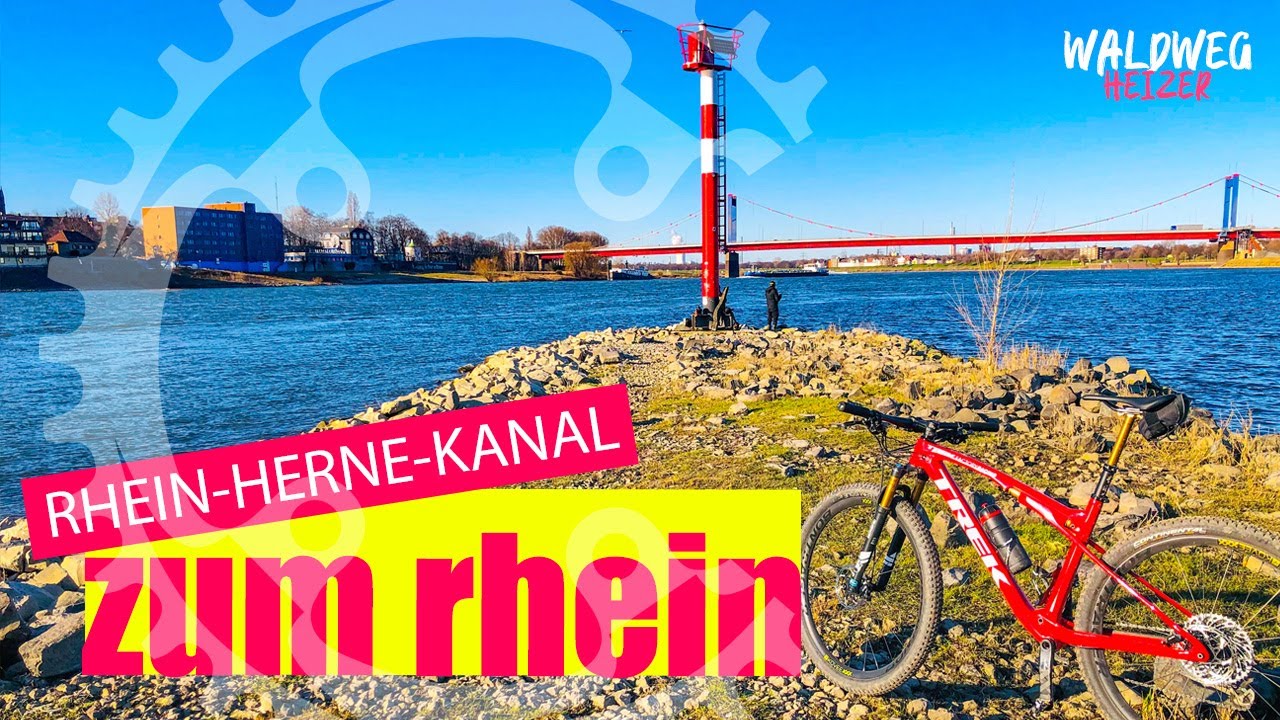 Am Rhein-Herne Kanal entlang zum Rhein I MTB Trek Supercaliber