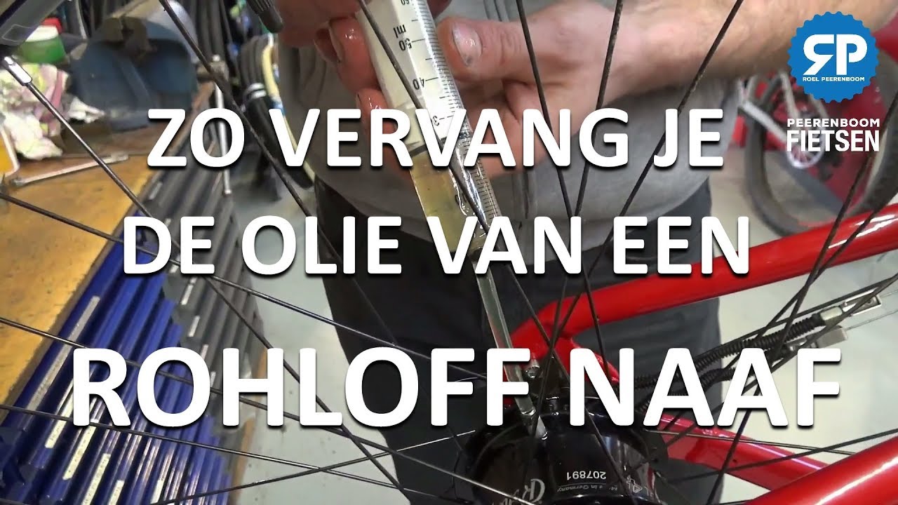 ROHLOFF NAAF OLIE VERVANGEN: zo doe je dat