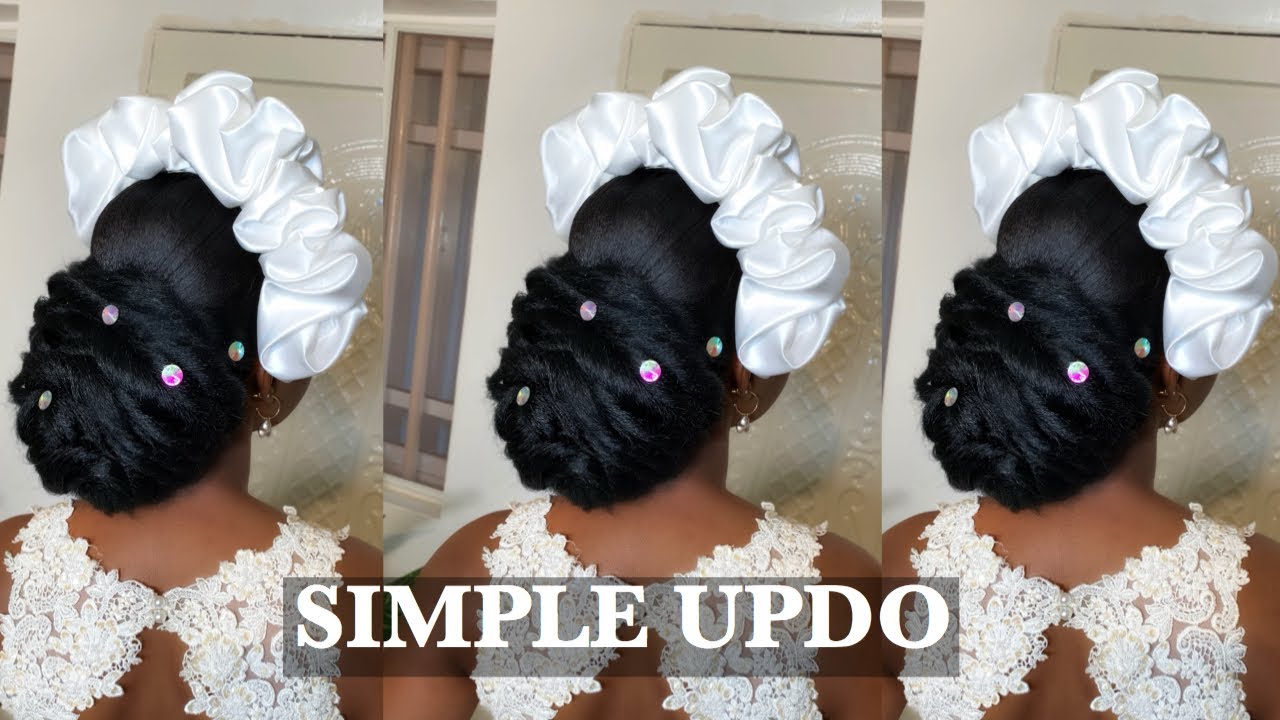 HOW TO DO A SIMPLE BUT YET CLASSY BRIDAL UPDO #louisihuefo #hairtutorial #updohairstles