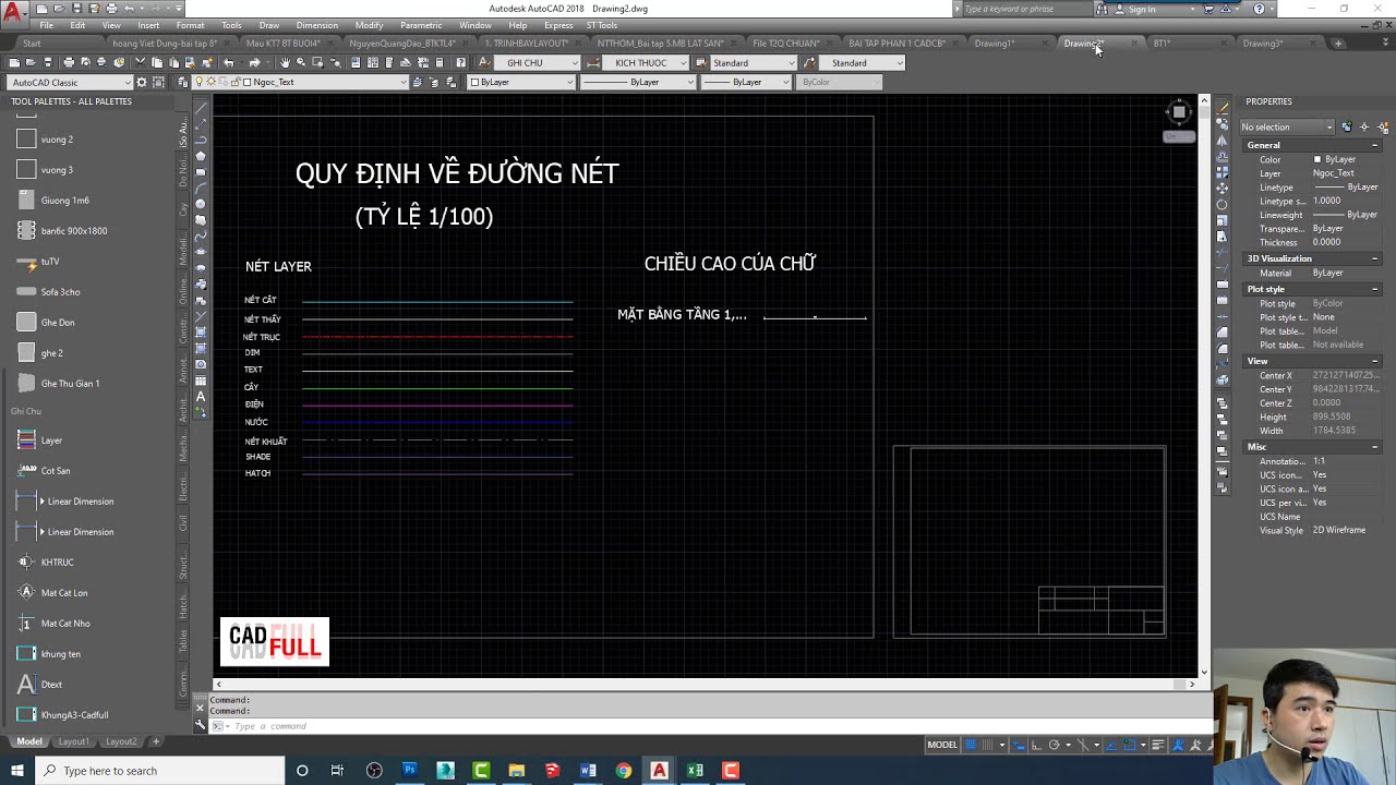 Làm Việc Với Autocad Model và Layout Quá Hay - PhuongTk
