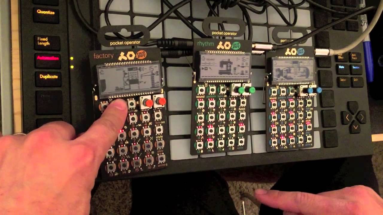 Teenage Engineering Pocket Operators Demo Song