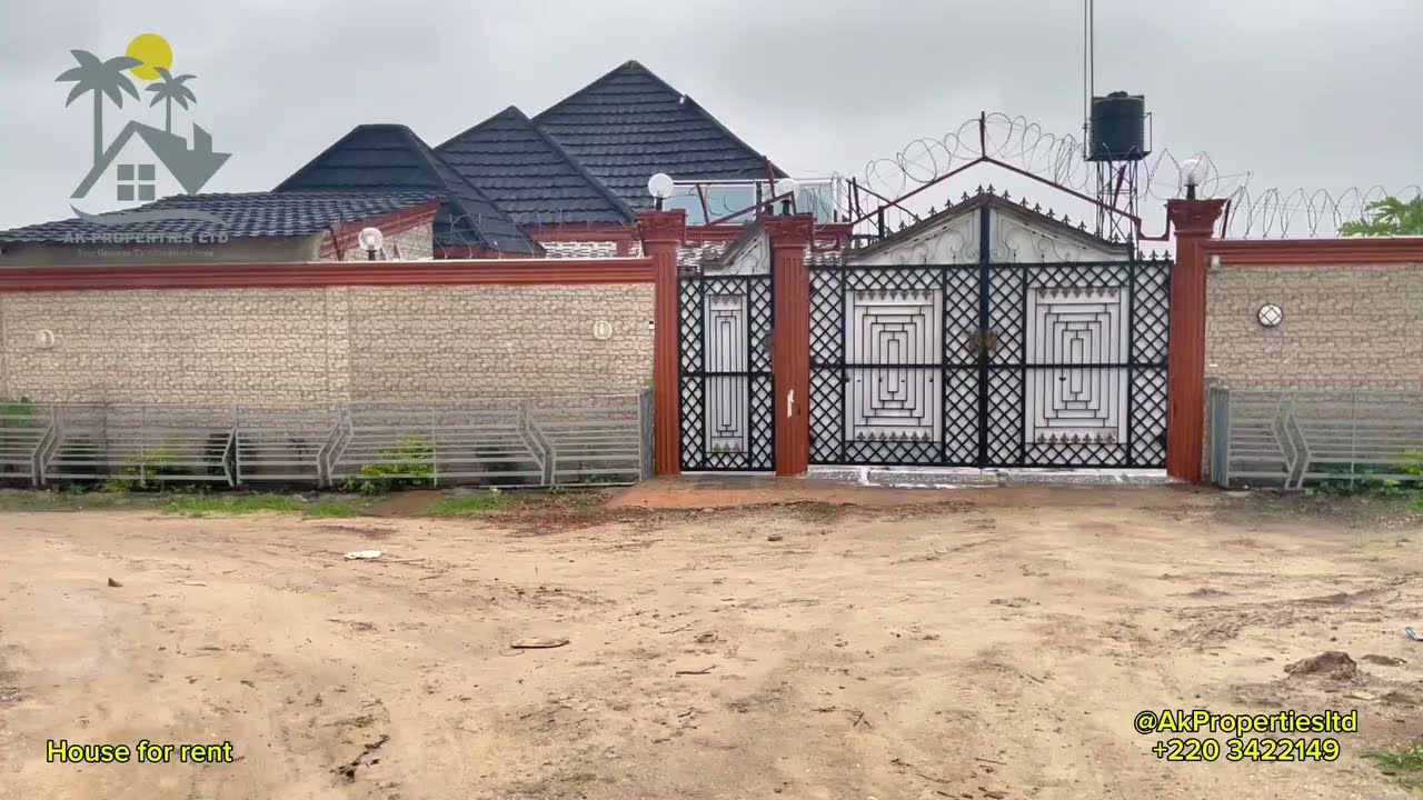 Fully Furnished Home For Rent at Mamuda, The Gambia | Affordable House For Rent