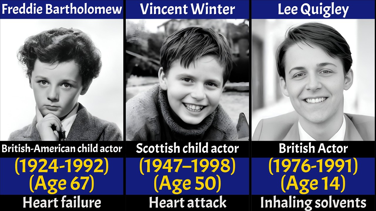British Actors & Actresses Who Died Between 1990–2010