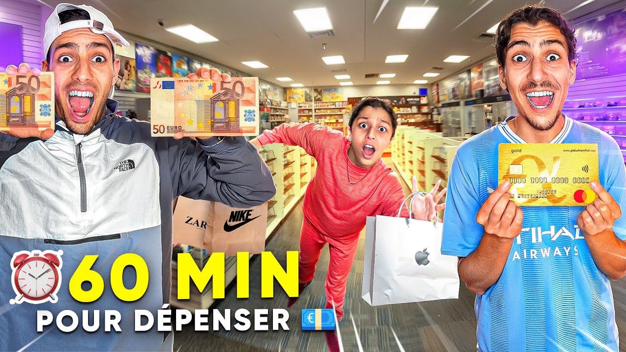 60 MIN POUR DÉPENSER 50€ 😨💶 (MYRIAM A TRICHÉ 🤬)