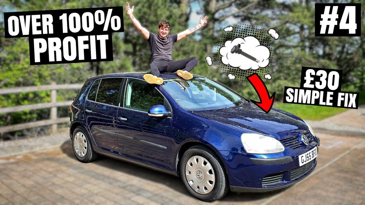 HOW TO TURN £500 INTO £15,000 Episode #4.  **SELLING THE GOLF TO MAKE OVER 100% IN PROFIT**