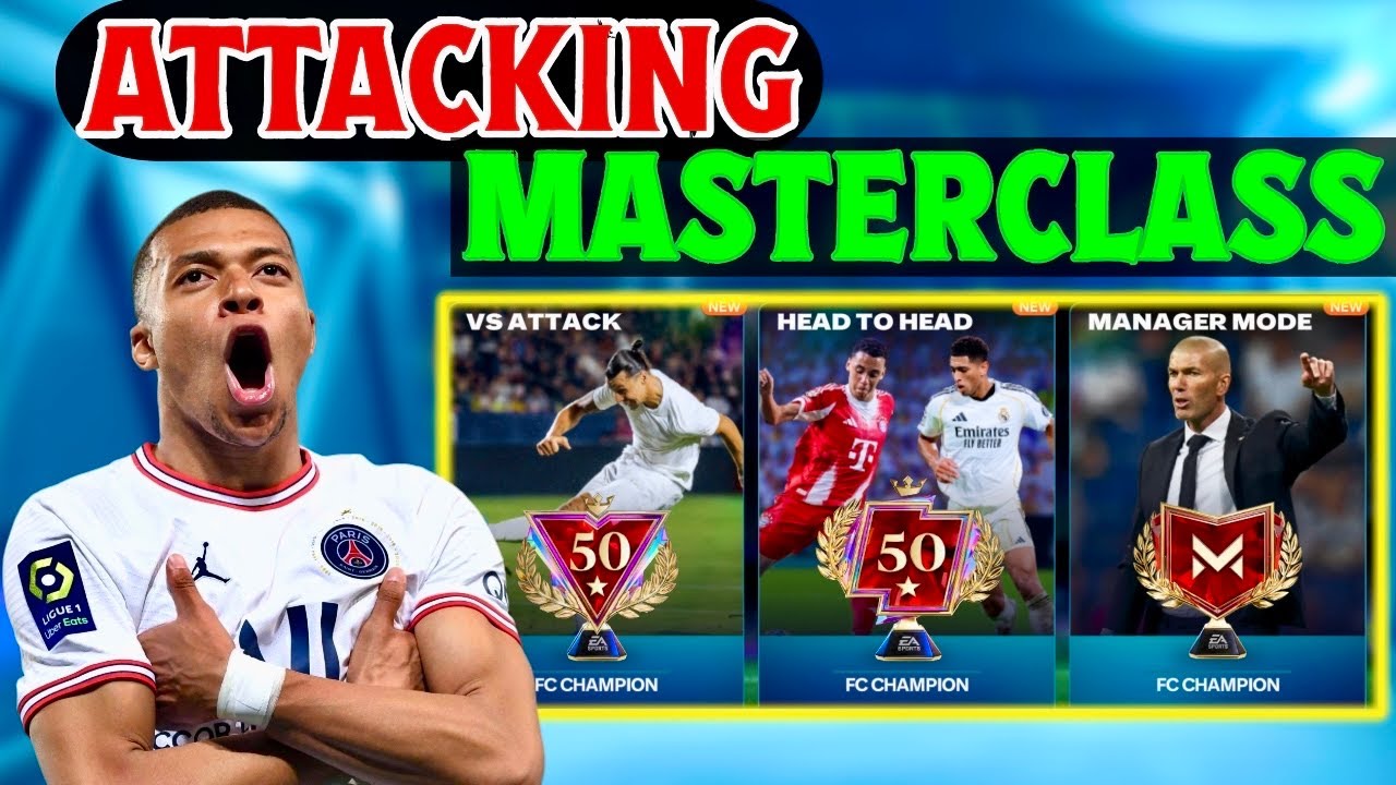 Master Attacking in FC Mobile || How to Attack Like a Pro in FC Mobile – Complete H2H Masterclass