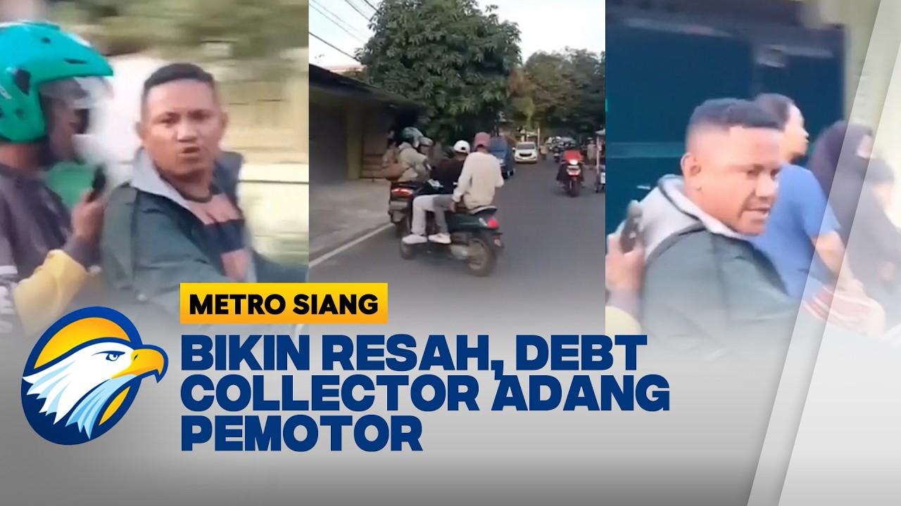 Aksi Debt Collector Bikin Resah, Seorang Ibu di Cengkareng Jadi Korban Penghadangan - [Metro Siang]