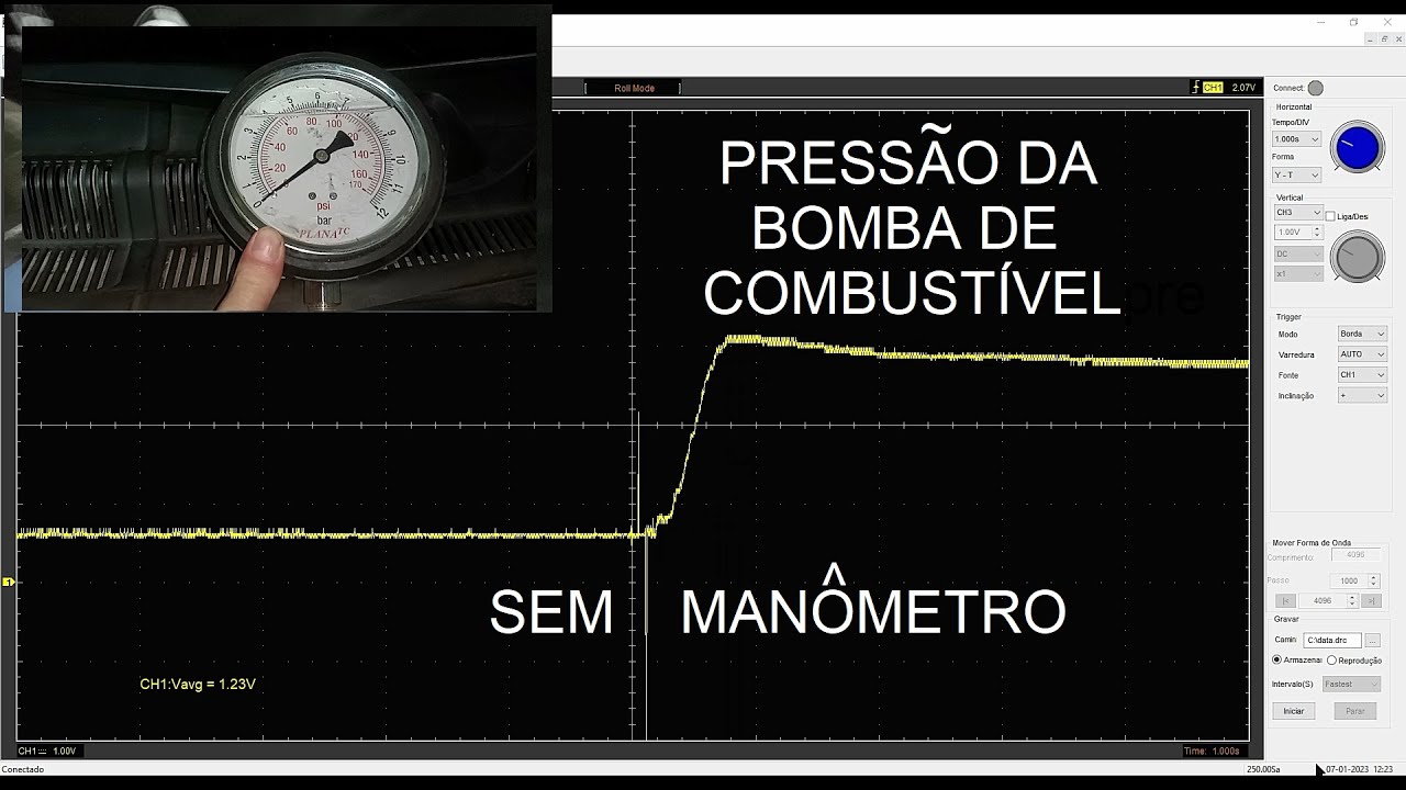 PRESSAO COMBUSTIVEL SEM MANOMETRO