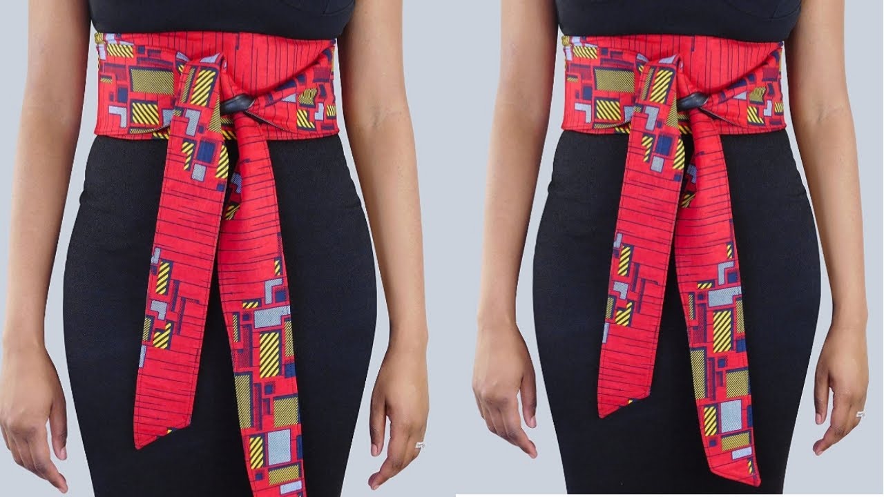 OBI BELT | How to Make a Reversible Waist Belt | DIY OBI Belt