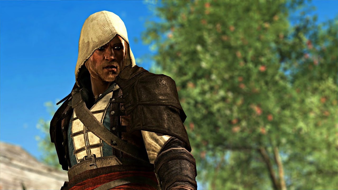 Assassin's Creed 4 Black Flag Free Roam with Pirate Cloak Outfit