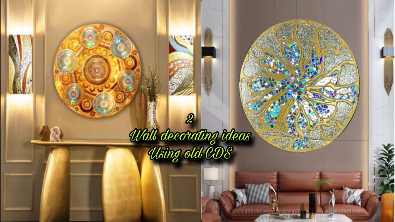 2 WALL DECORATING IDEAS USING OLD 💿CDS 😱| DIY | FASHION PIXIES