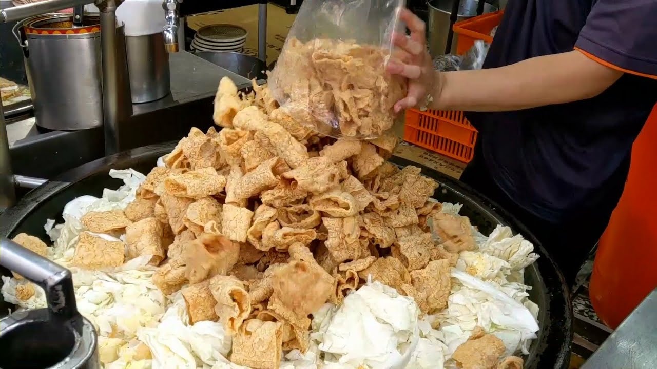 Запеканка из головы рыбы-Тайваньская уличная еда