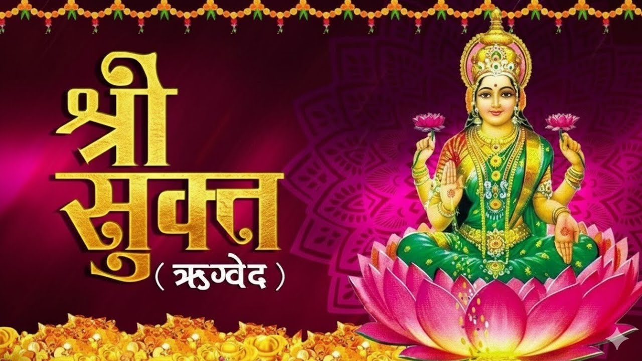 लक्ष्मी प्रप्ति के लिये प्रतिदिन जरुर सुने श्रीसुक्तम् | Shree Suktam प्रतिदिन सुने 