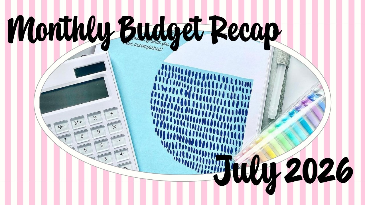 Итоги бюджета за июль 2026 года | Рабочая тетрадь Budget by Paycheck | The Budget Mom