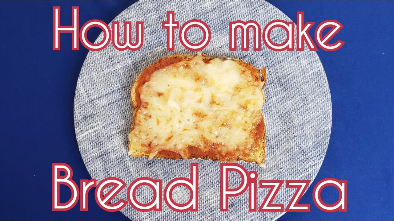 How to make Bread Pizza- a Quick snack!